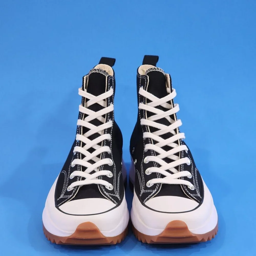 Converse Run Star Hike High Black Gum Unisex Unisex Platform Sneaker 166800C NWT - Picture 6 of 6